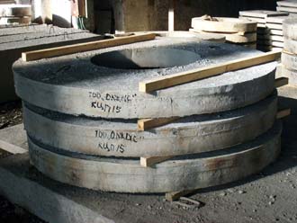 Железобетонные плиты перекрытия для канализационных колодцев
